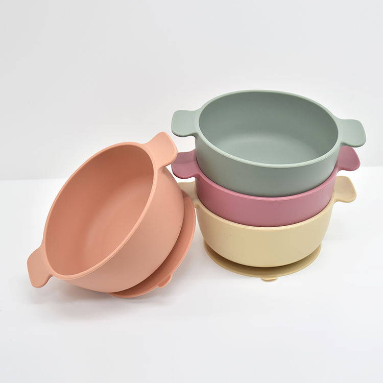 Silicone Bowl with Two Ears