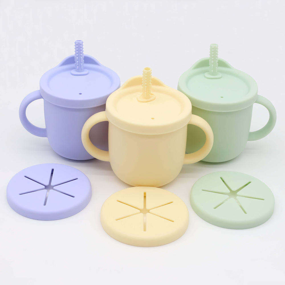Silicone Teething Straw Cup