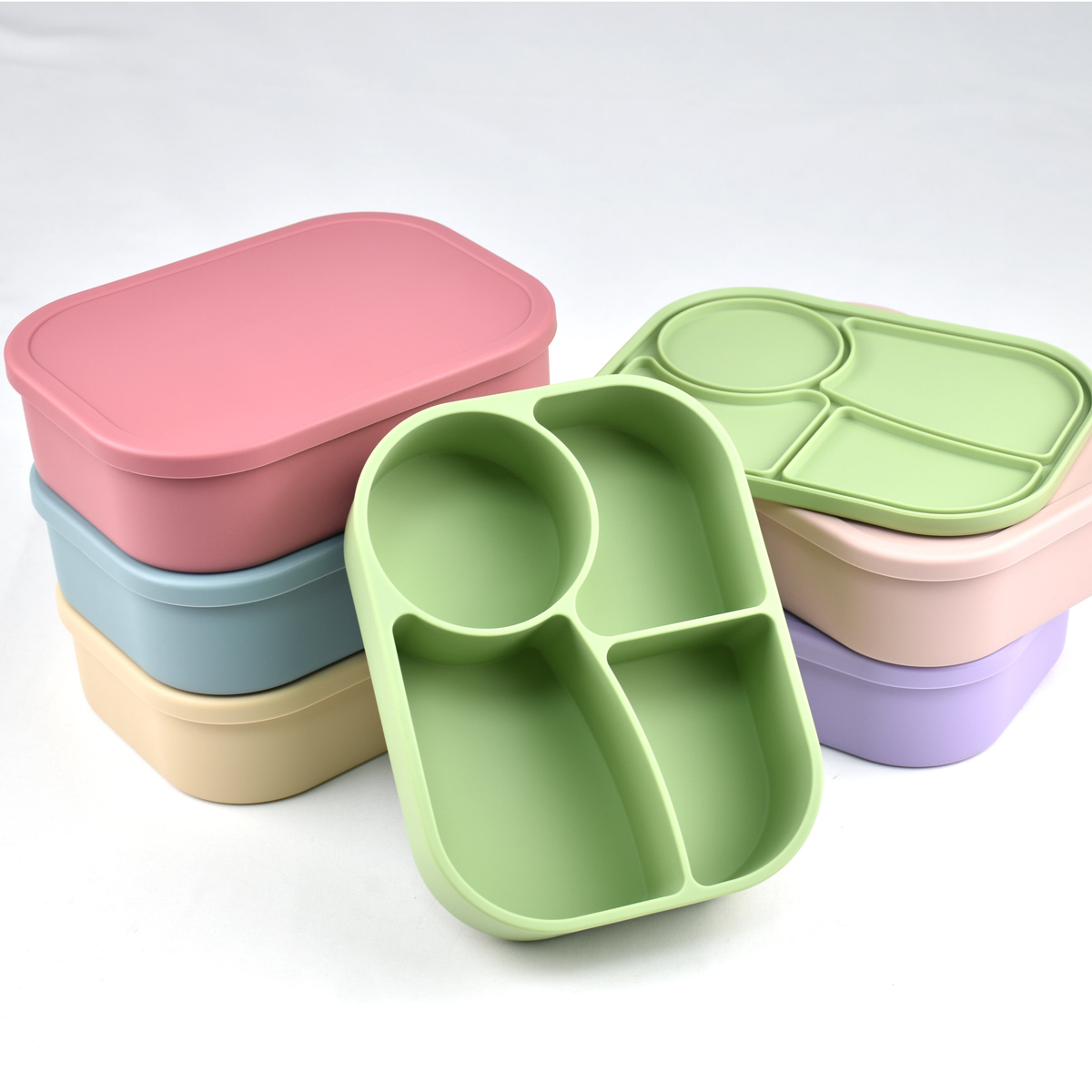 New 4 Compartments Lunch Box